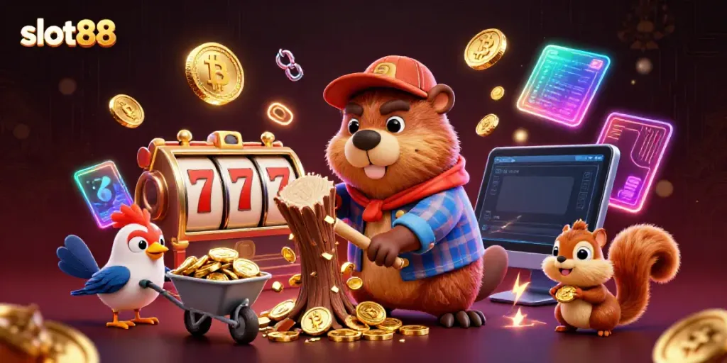 Permainan slot88 menunggu pemain untuk memenangkan koin emas di kasino virtual.