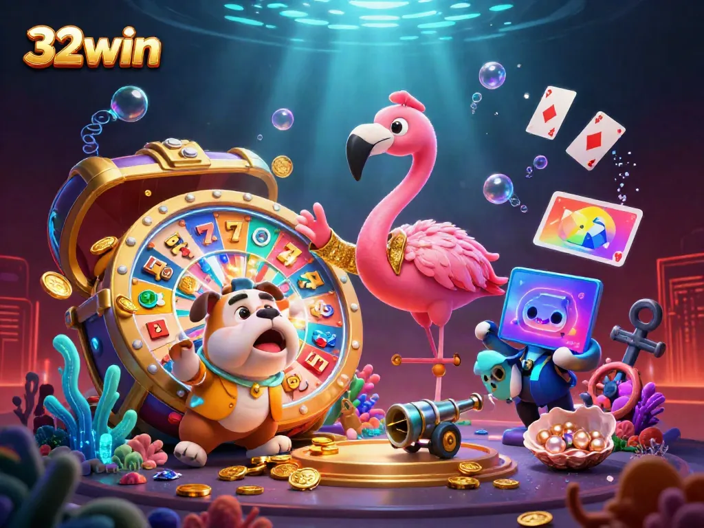 Engage with 32win's thrilling slot games while winning big at the vibrant casino.