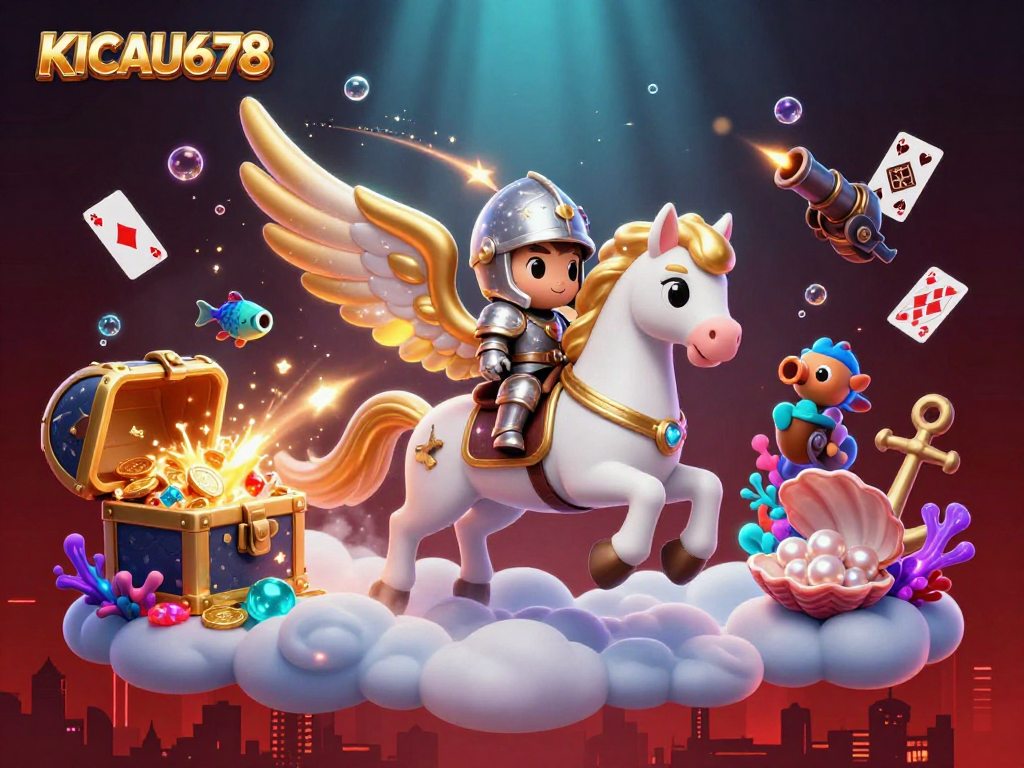 KICAU678 offers an exciting skyward adventure showcasing vibrant 3D elements in a dynamic online gaming scene.