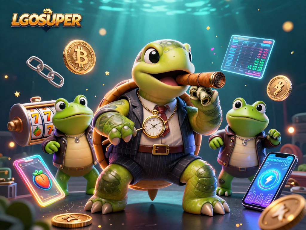Join the action at LGOSUPER as the snapping turtle and bullfrog enforcers explore vibrant slots!