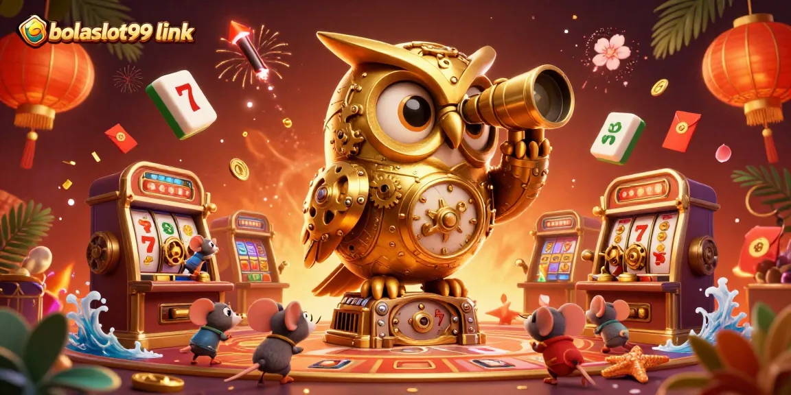 Experience thrilling gameplay with bolaslot99 link featuring golden owl and deluxe slot machines.