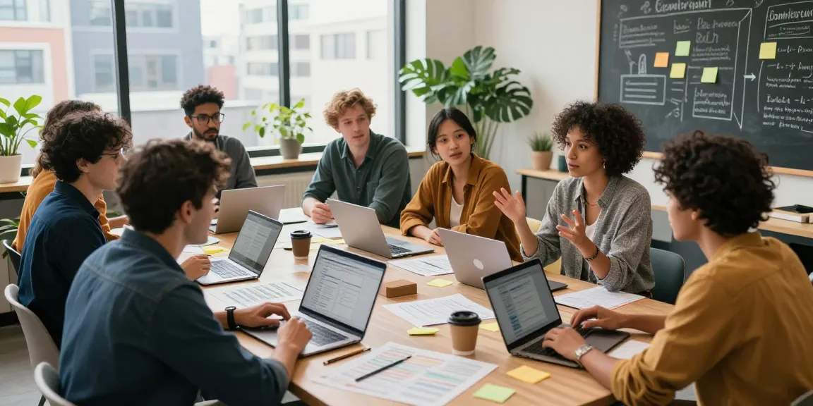 A diverse team collaborating on social impact strategies, emphasizing community-focused engagement and link slot opportunities.
