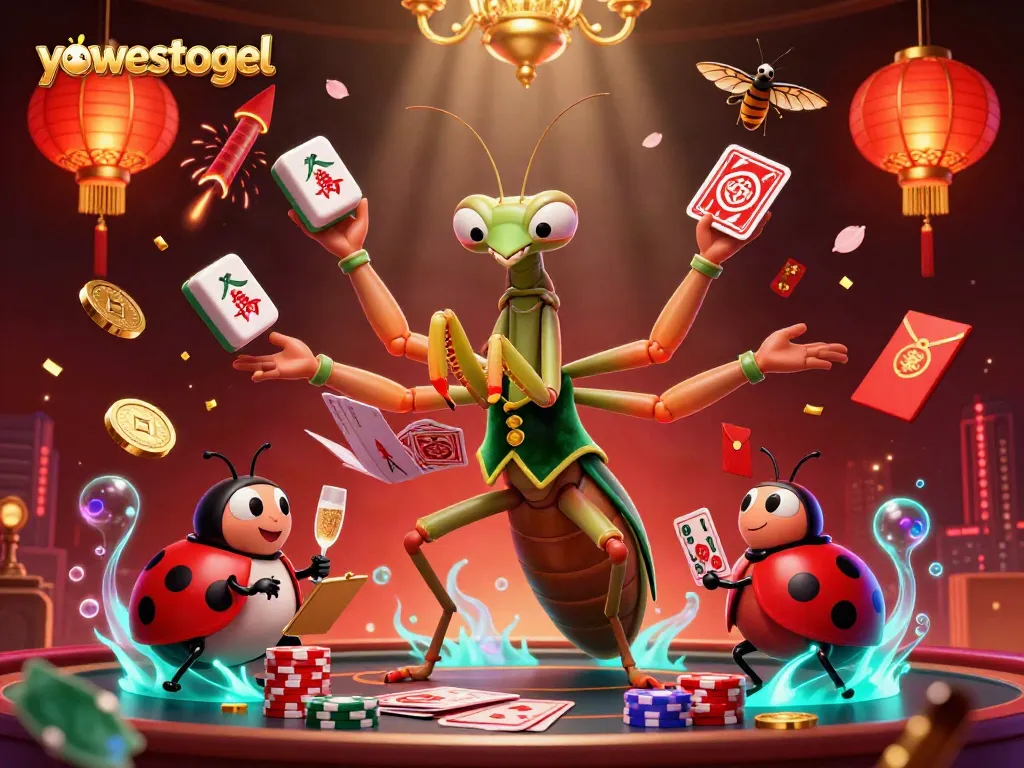 Experience the excitement of yowestogel with colorful casino elements, vibrant characters, and engaging visuals.