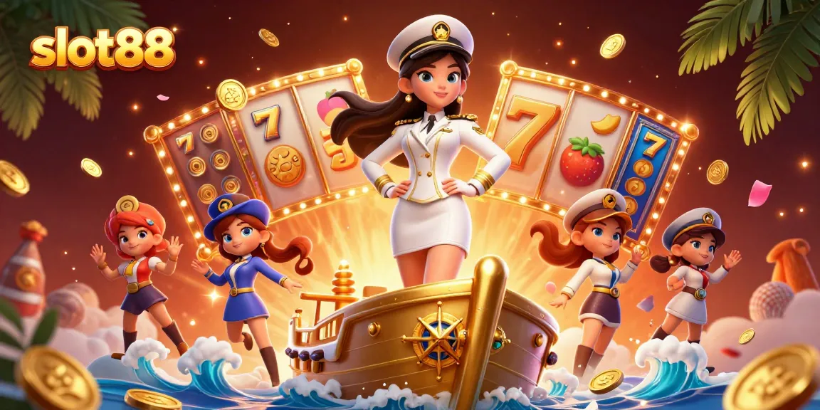 Spin the reels and win big with slot88 in this vibrant casino scene.