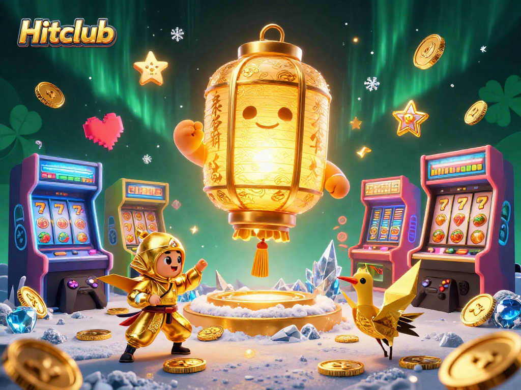 Experience the excitement of Hitclub with a vibrant casino scene filled with gaming magic.