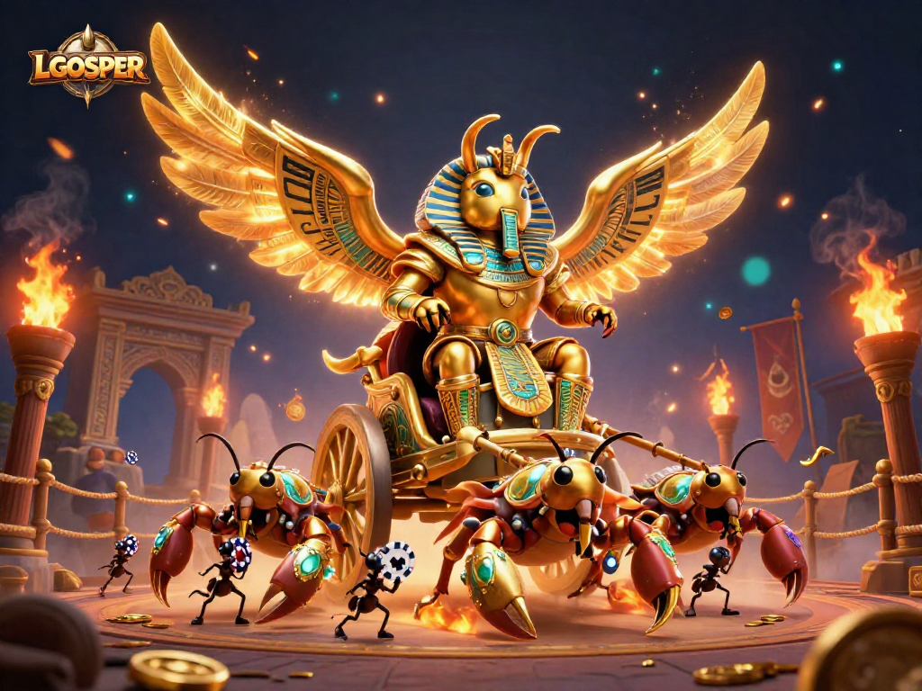 Engage in thrilling gameplay with LGOSUPER's vibrant characters amidst dynamic gambling elements.