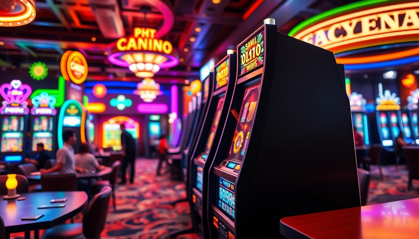 Menampilkan slot demo yang menarik di ruang permainan yang cerah.