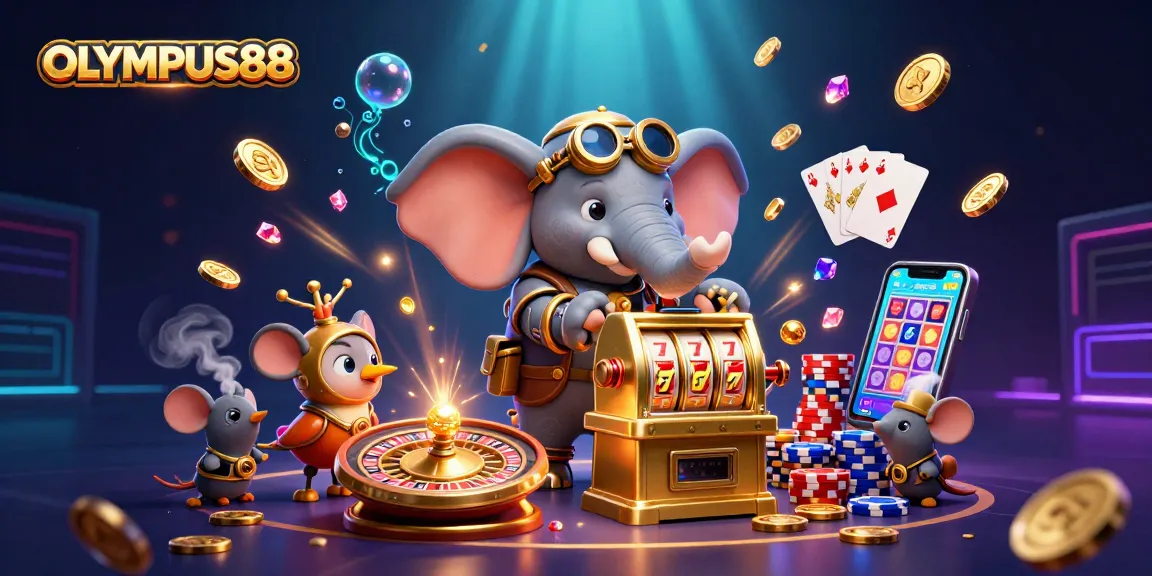 OLYMPUS88 tarik jackpot dengan mesin slot menggiurkan dan kemenangan berkilau.