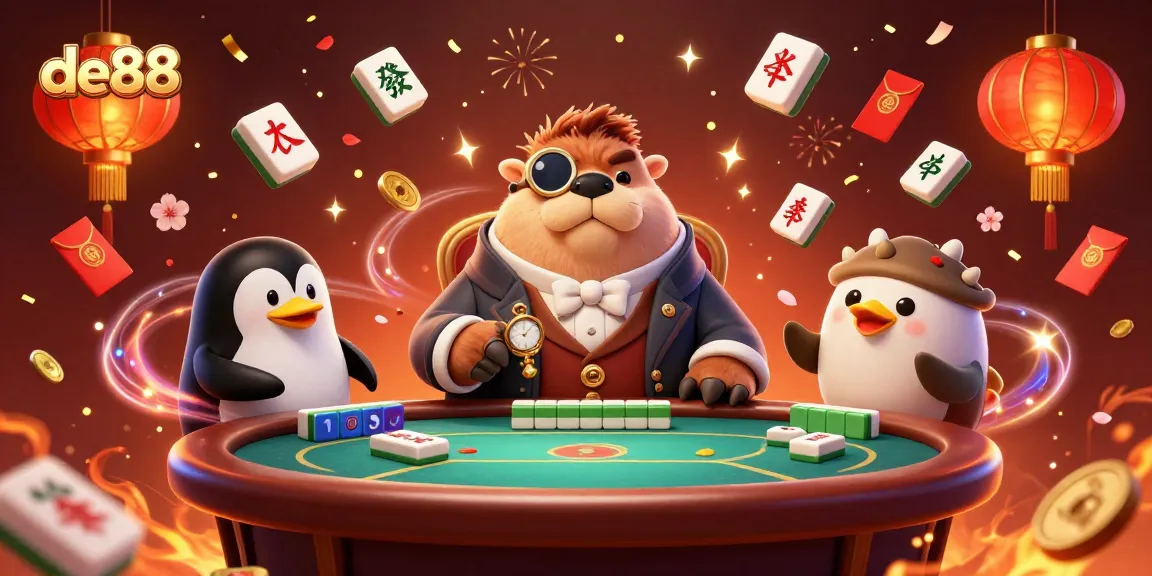 Experience thrilling poker action with de88's unique characters in vibrant underwater casino.