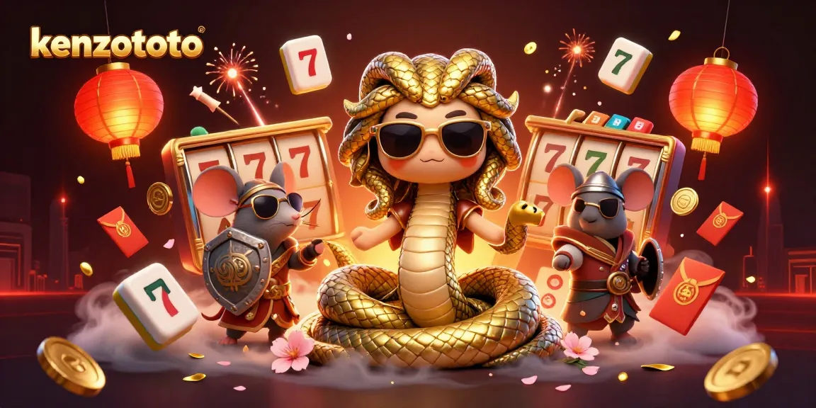 Engage with kenzototo's vibrant online casino world featuring lucky symbols and exciting game elements.