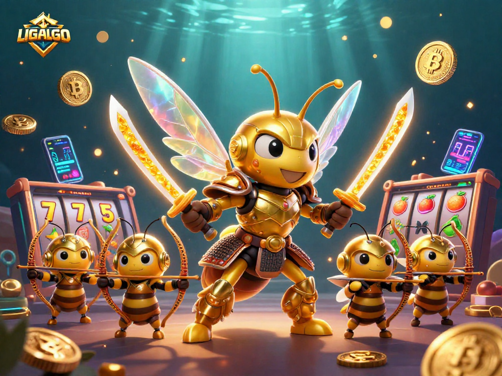 LIGALGO showcases thrilling 3D casino action with samurai hornet and crypto elements!