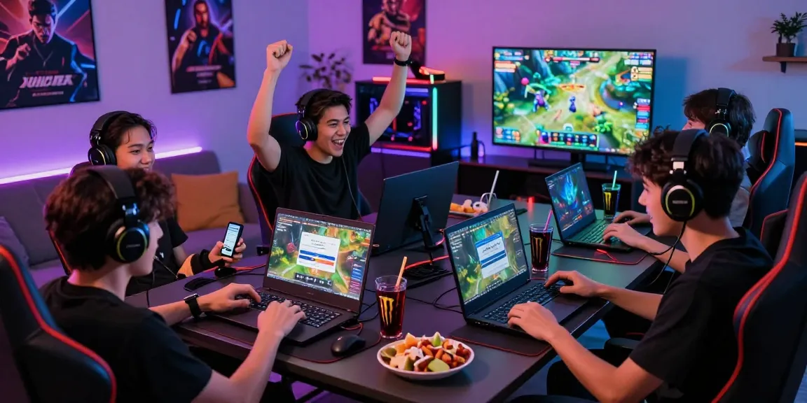 Pengguna rajatogel login merayakan kemenangan dalam suasana bermain game yang dinamis dengan teman-teman.