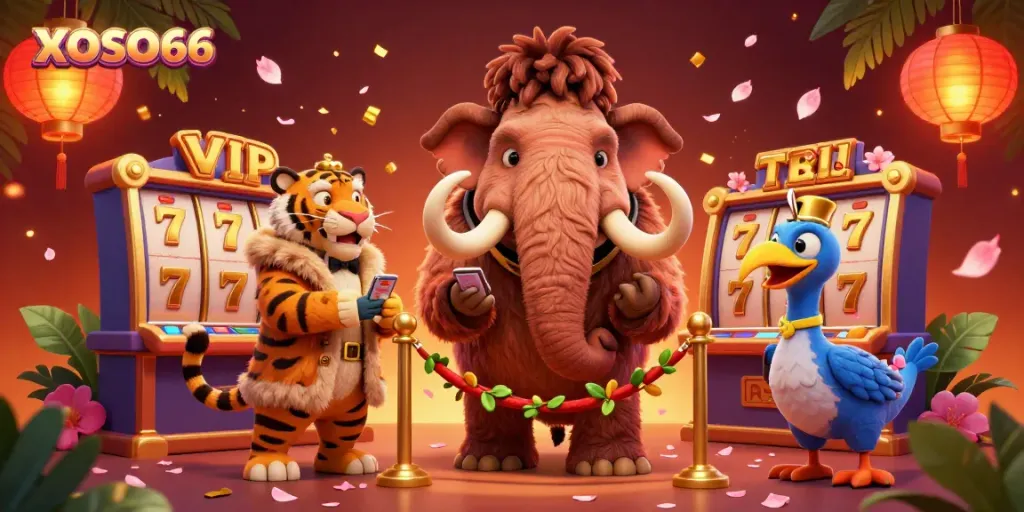 XOSO66 invites you to an upscale casino experience with vibrant characters and rich game elements.