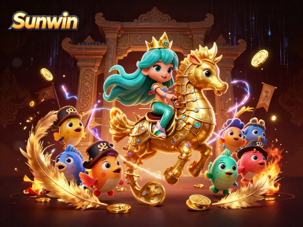 Engage with Sunwin’s vibrant casino landscape featuring exciting games and golden treasures.
