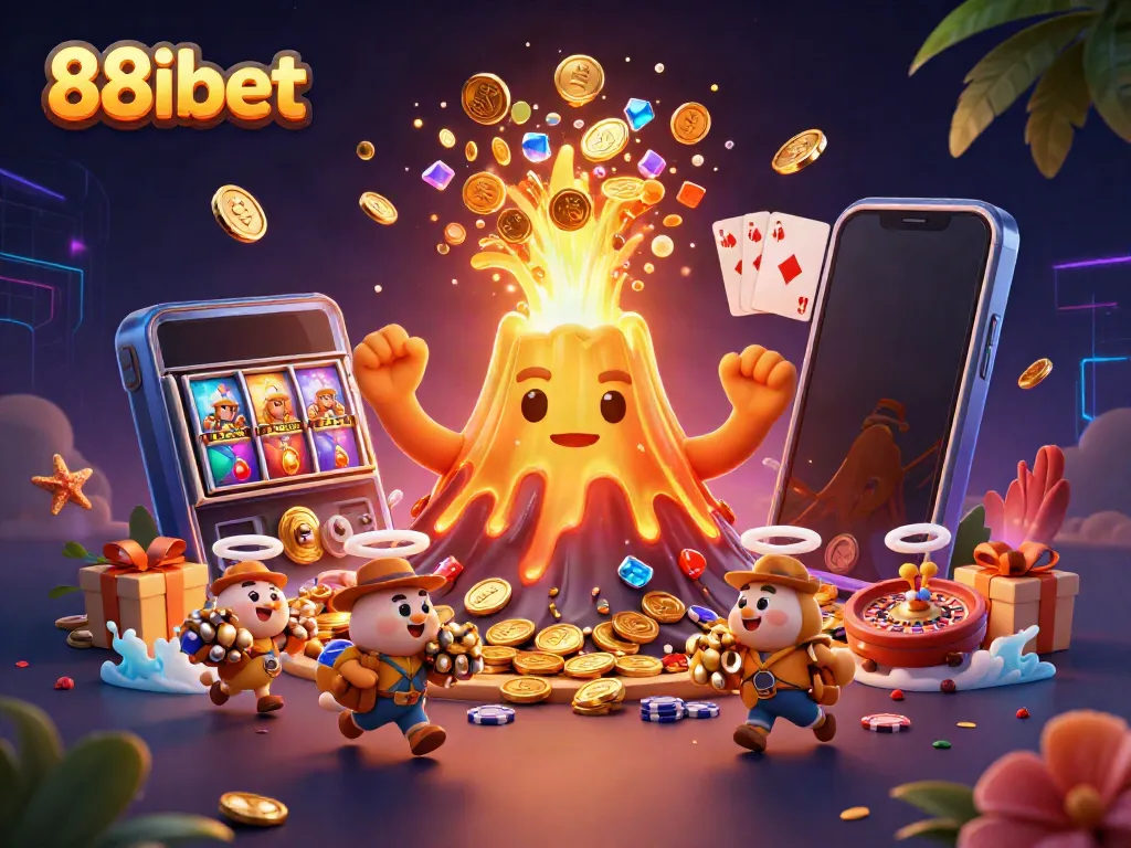 Experience thrilling wins with 88ibet as the golden volcano erupts coins and treasures!
