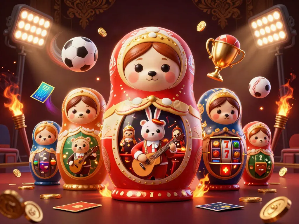 Engage with WINLAH's vibrant casino gaming scene featuring a dynamic 3D illustration.