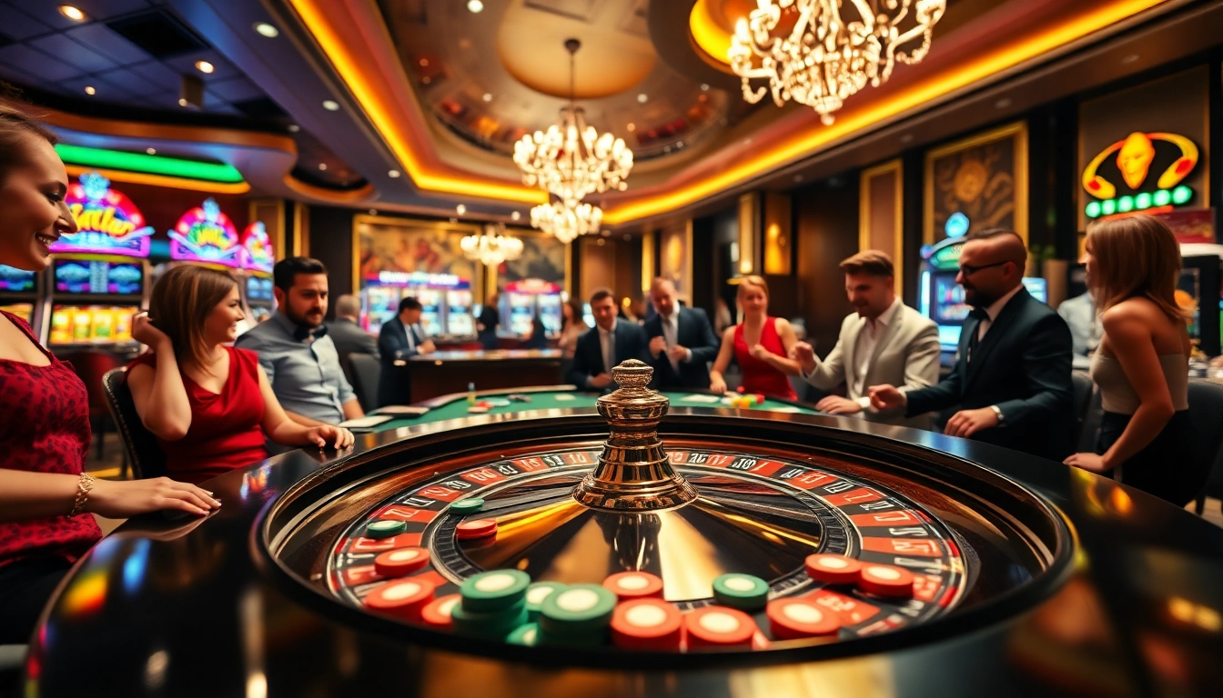 Menang besar dengan dentoto di meja roulette kasino penuh semangat.