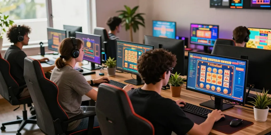Players enjoying tempo toto online gaming experience with vibrant graphics and modern gaming setup.