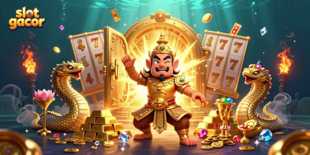 Spin the reels at slot gacor with excited guardians guarding treasures and jackpots.