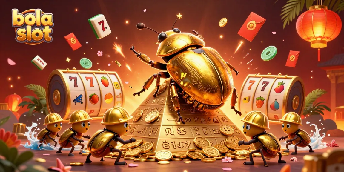 Experience big wins with bola slot through vibrant 3D casino imagery capturing the thrill of games.