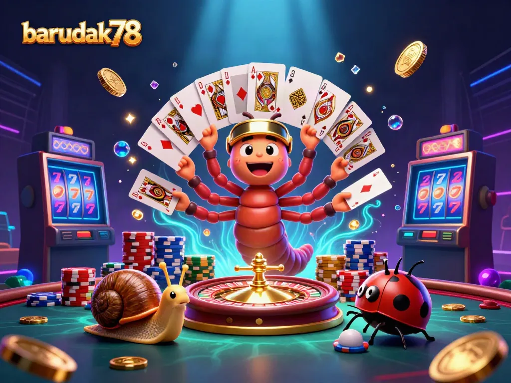 Barudak78 menghadirkan dealer kartun dan chip besar di dunia kasino yang mengagumkan.