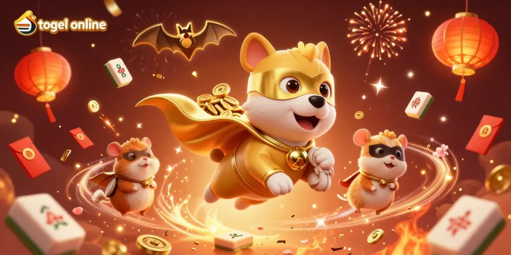 Experience thrilling togel online adventures with a 3D superhero dog and exciting characters.