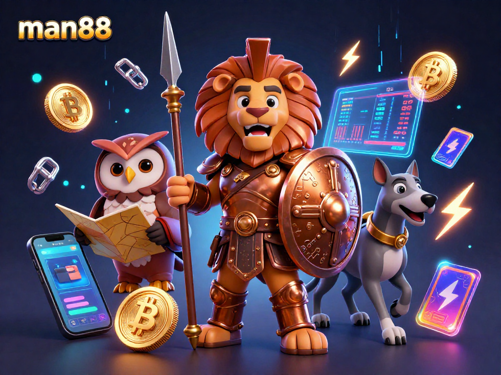 Players enjoy exciting games at man88, featuring 3D characters and vibrant slots action.