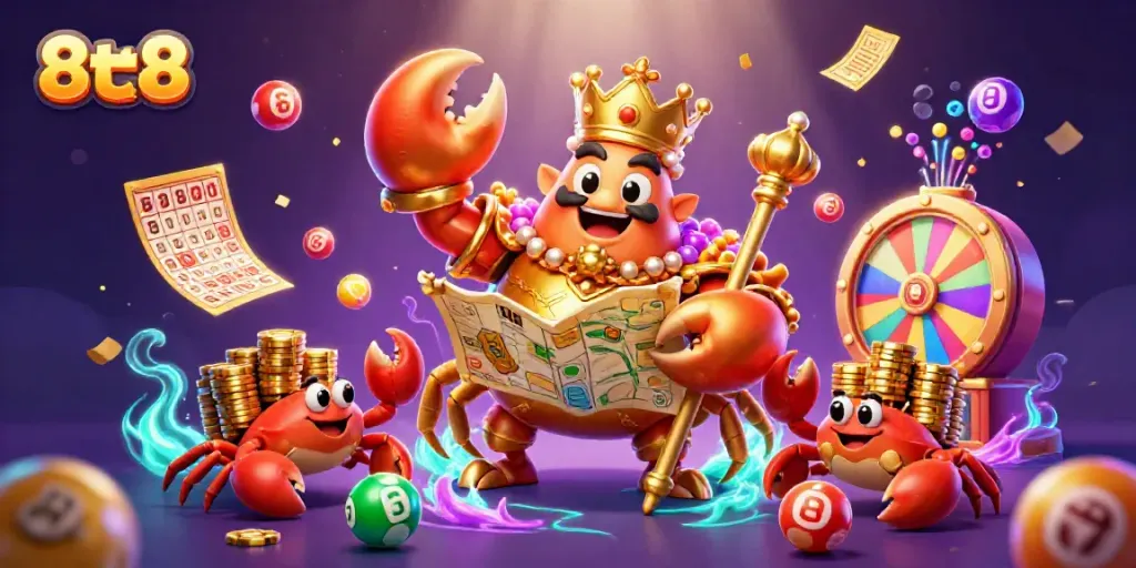 Win big with 8tt8's thrilling lottery games featuring vibrant colors and exciting prizes.