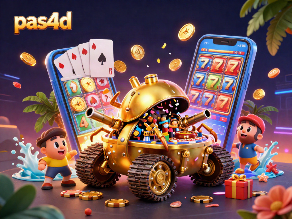 Nikmati sensasi permainan pas4d dengan tank keledai emas yang memiliki kasino mini di dalamnya.