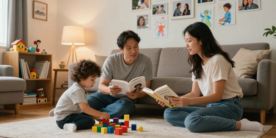 Engaging family scene with rokok88 highlighting nurturing parenting moments