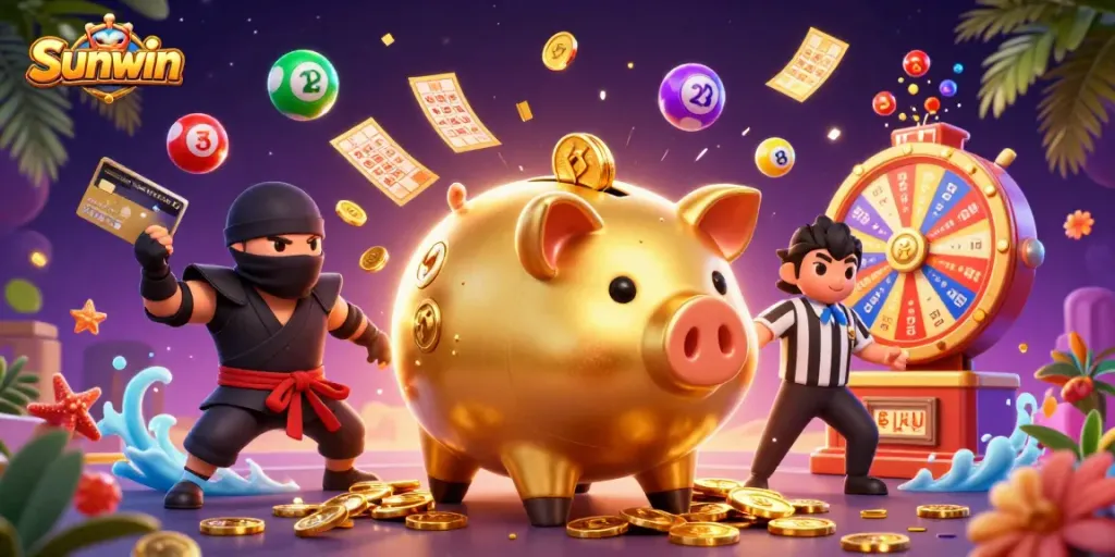 Experience thrilling gameplay with Sunwin featuring dynamic characters and vibrant casino elements.