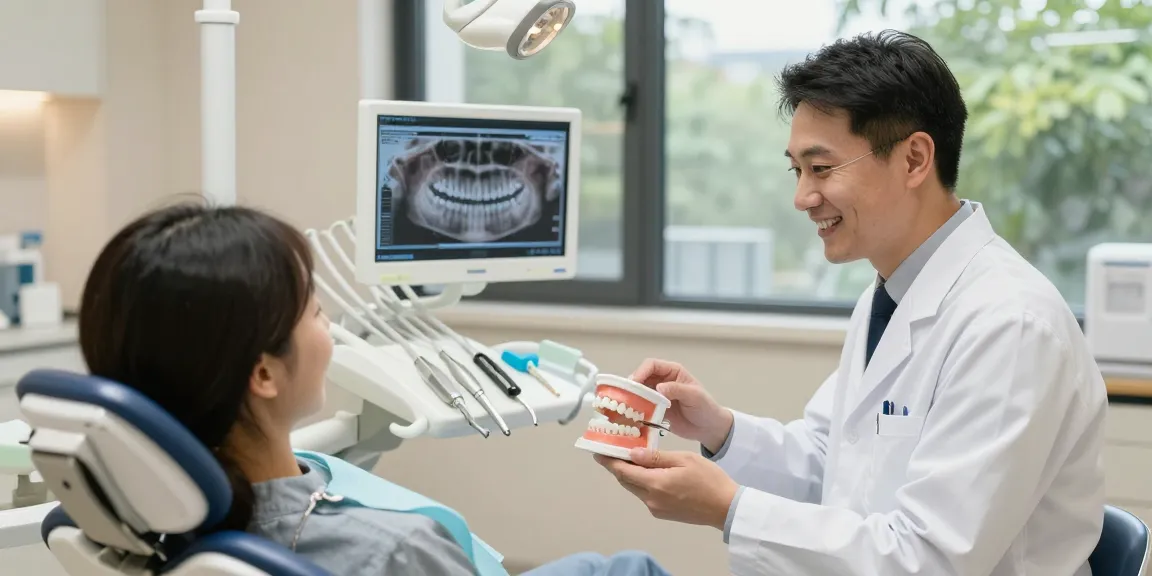 Visit a dentist in a modern clinic for personalized dental care.