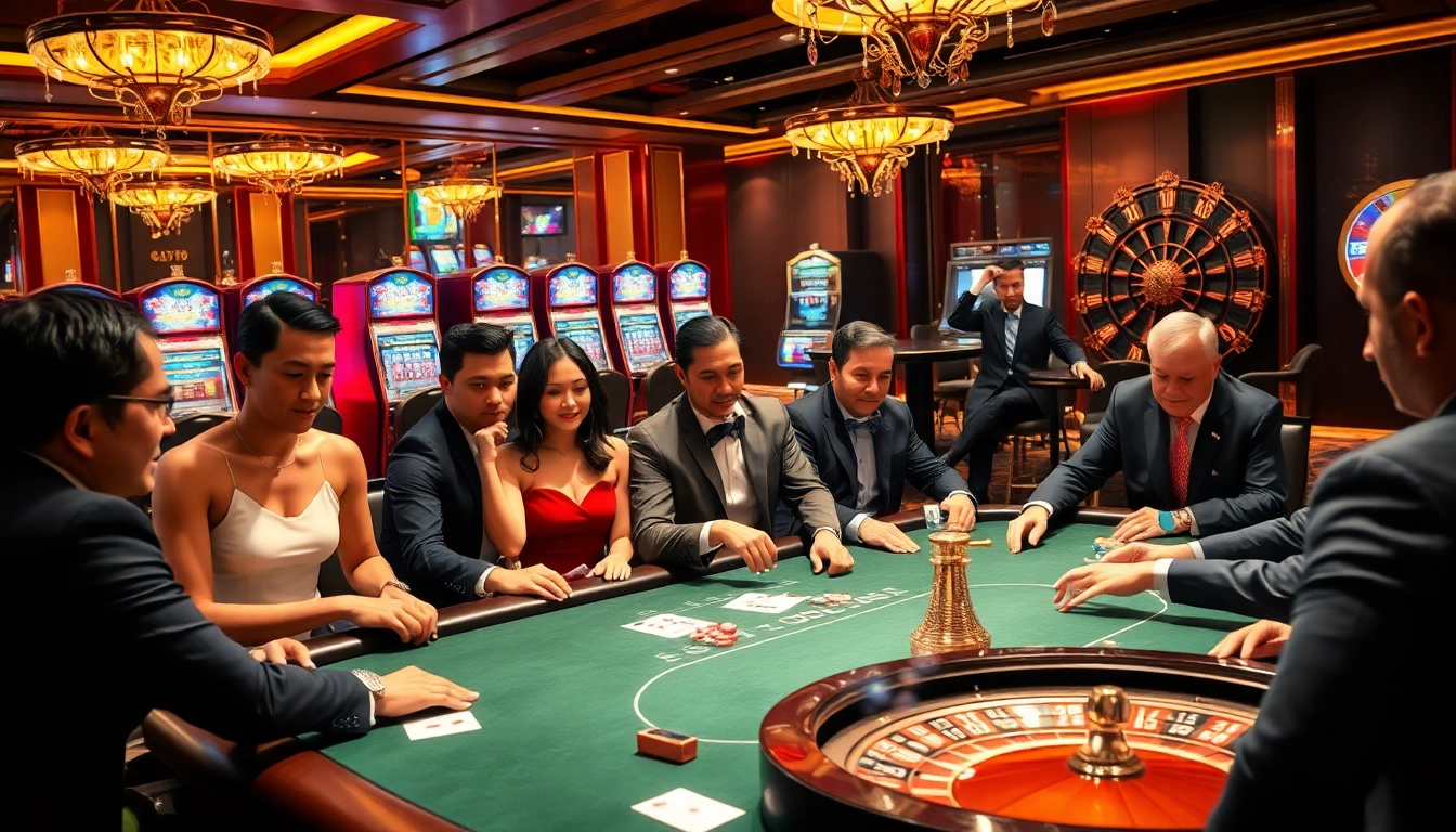 Experience high-stakes excitement and professional gameplay with https://go8.live/ at a luxurious casino.