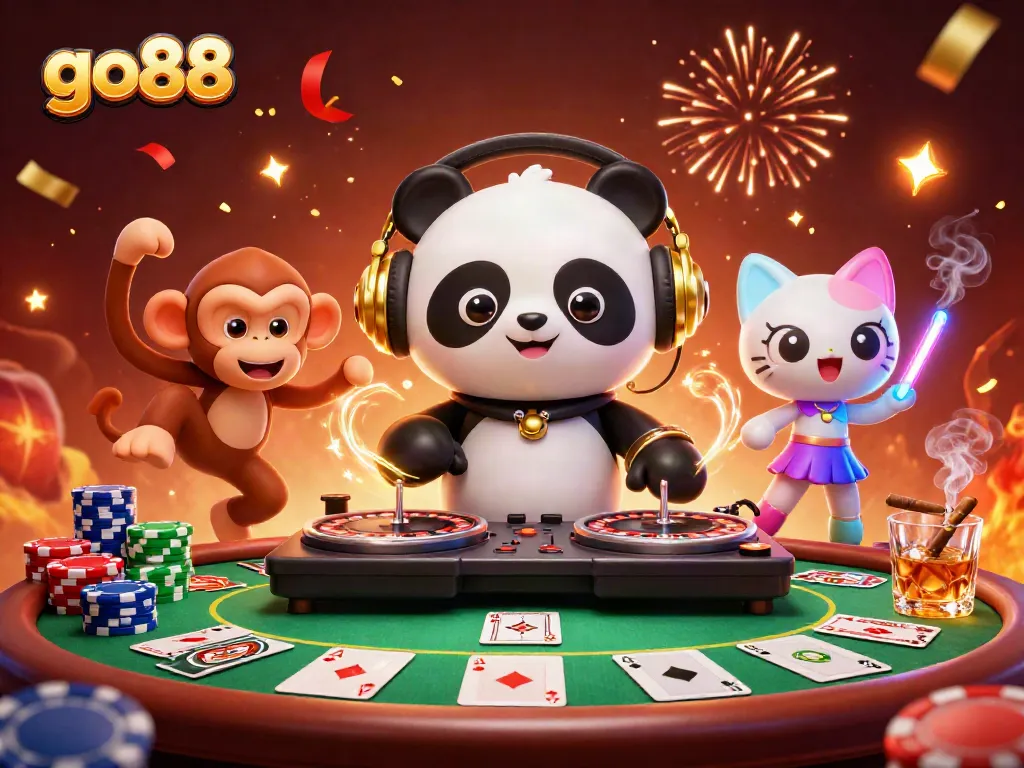 Engage in thrilling games at go88 with vibrant characters and dynamic casino elements.