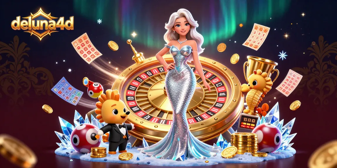 Play the winning numbers with deluna4d while enjoying a vibrant lottery scene full of action and excitement.