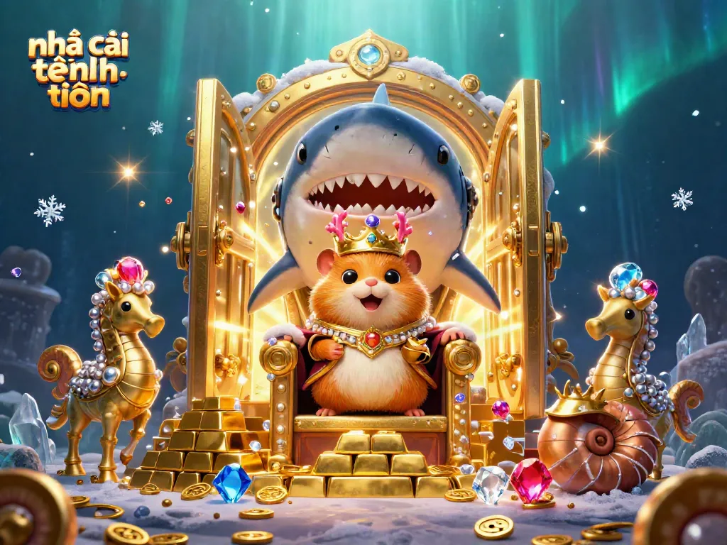 Dive into the world of nhà cái tặng tiền with a powerful hamster king and treasures!
