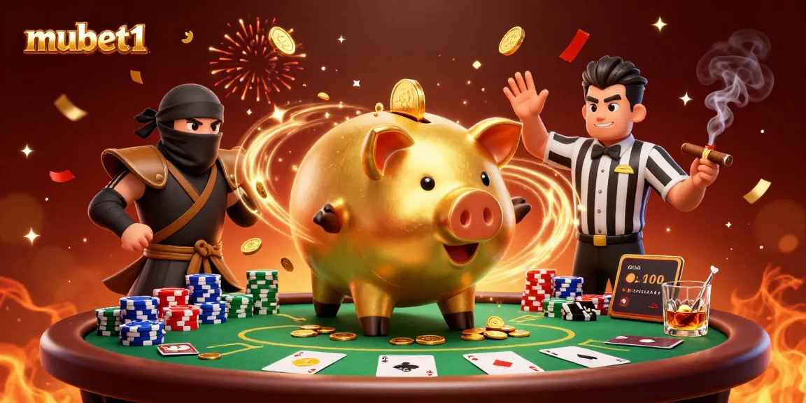 Spin and win with mubet1's vibrant casino scene featuring epic gambling action.
