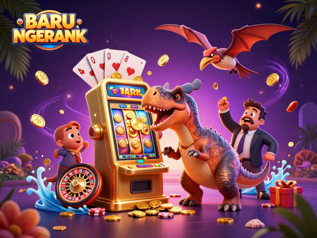 Experience the excitement of BARU NGERANK as a pachycephalosaurus wins the jackpot!