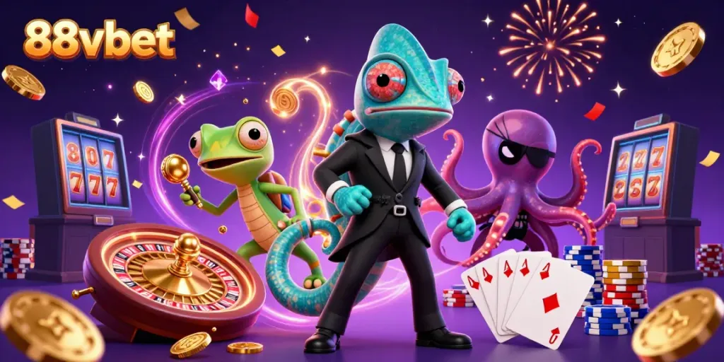Experience exhilarating gameplay at 88vbet featuring a dynamic 3D casino showdown.