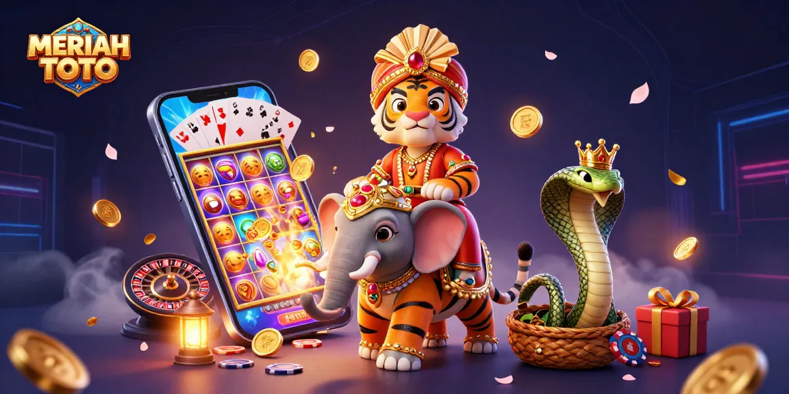 Meski bermain MERIAH TOTO, singa maharaja India dan gajah permata bergabung dalam aksi menghibur.