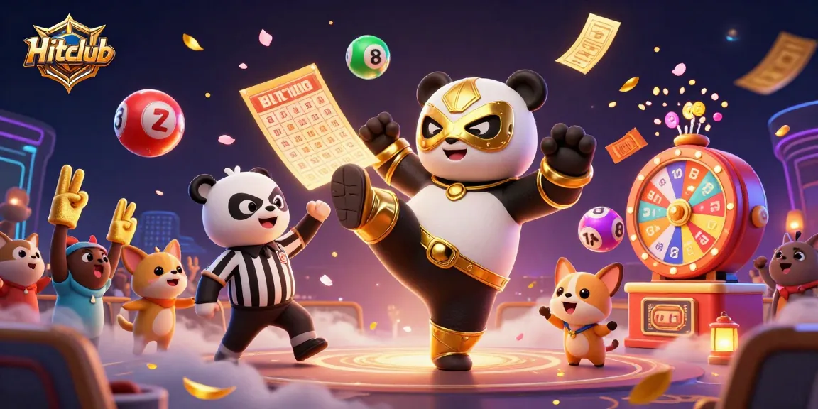 Experience thrilling gameplay at Hitclub with vibrant elements and exciting characters, capturing the essence of online gambling.