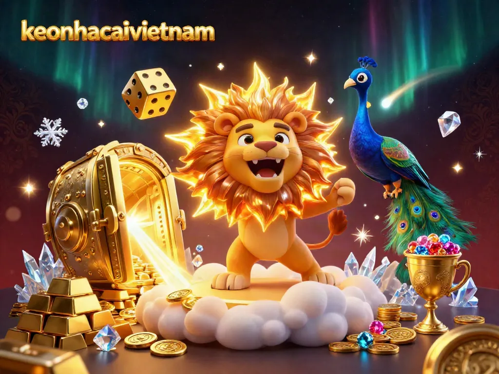 Engage in thrilling gambling with keonhacaivietnam featuring dynamic casino elements and vibrant characters.