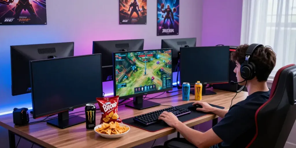 Gamer aktif menggunakan bukumimpi138 dalam pengaturan gaming yang dinamis