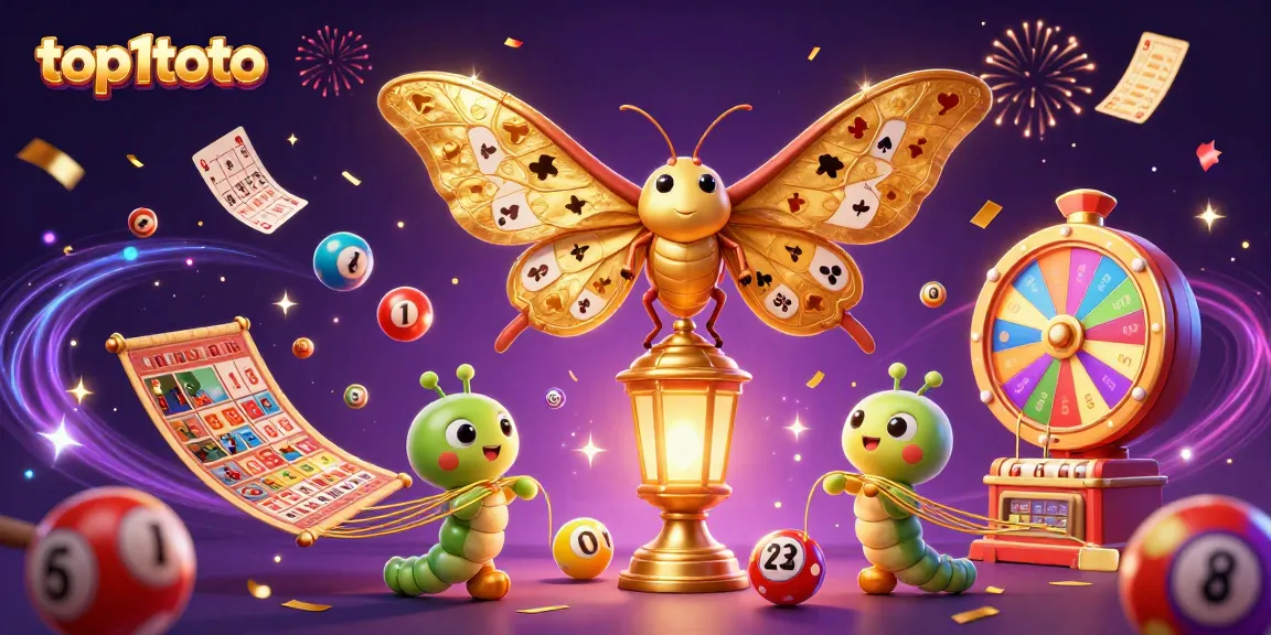 Menangkan permainan top1toto dengan bola lotere berwarna-warni dan adegan kasino yang megah.