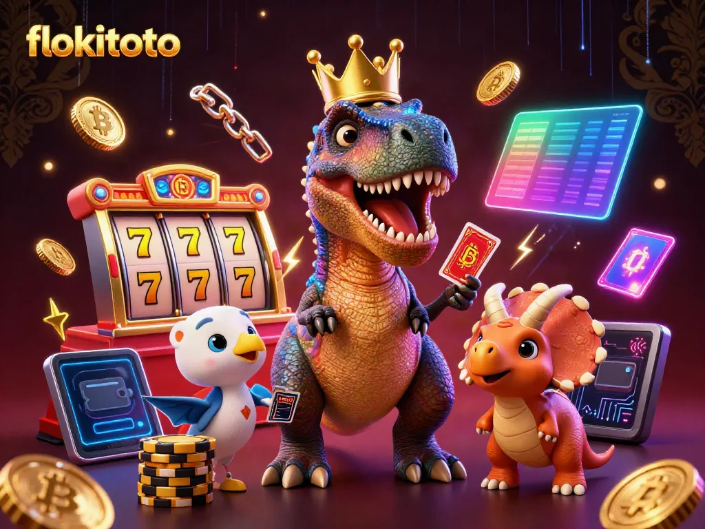 Engage in thrilling gameplay at flokitoto with vibrant characters and exciting slot elements.