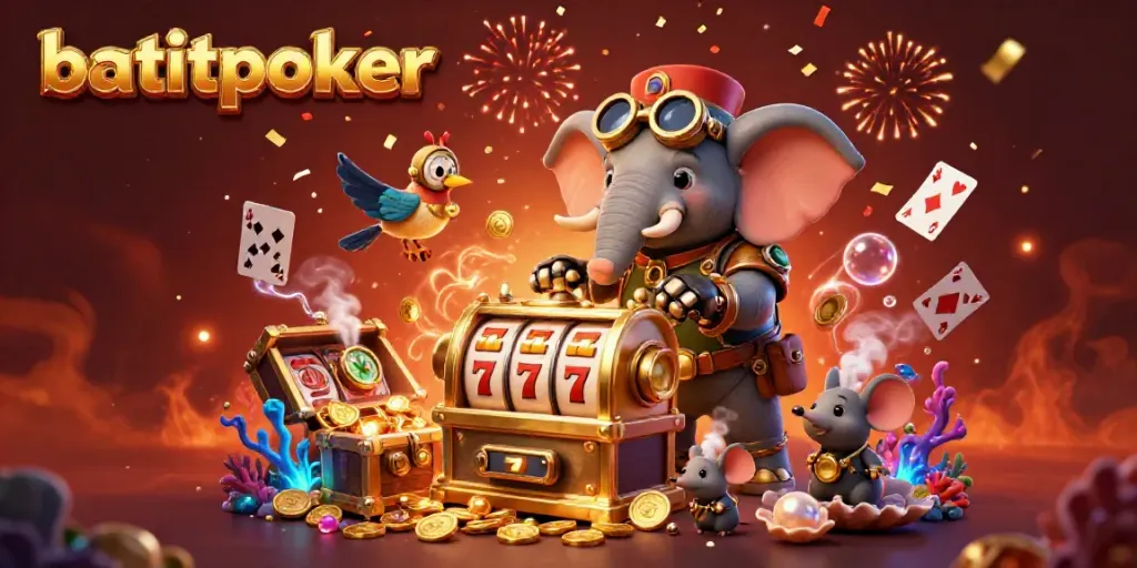 Batikpoker menyuguhkan pengalaman bermain mesin slot yang seru dengan elemen permainan lainnya.
