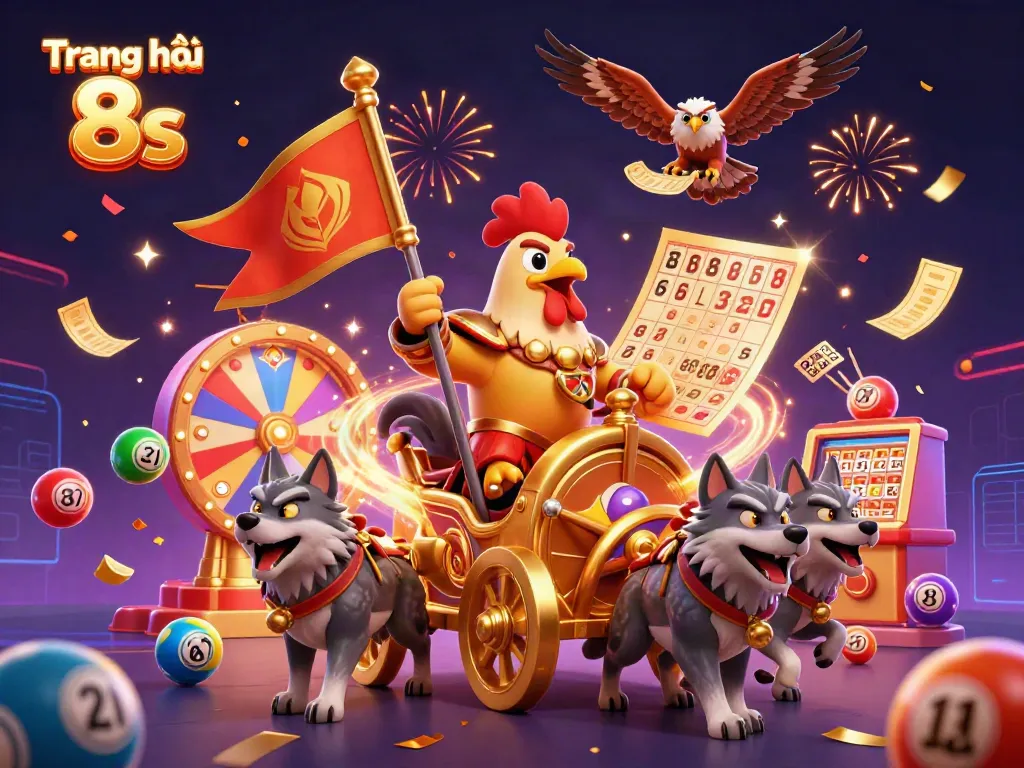 Experience the excitement of Trang chủ 8s with vibrant lottery elements and dynamic gaming action.