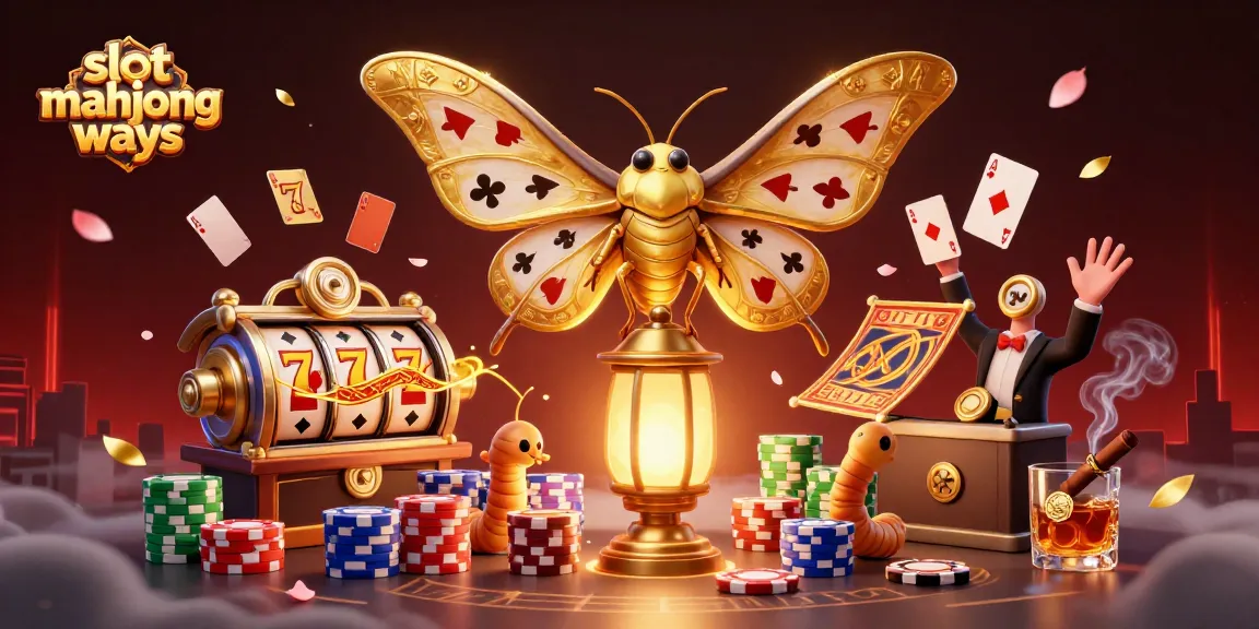 Experience thrilling gameplay with slot mahjong ways in a vibrant casino scene featuring colorful slot elements.