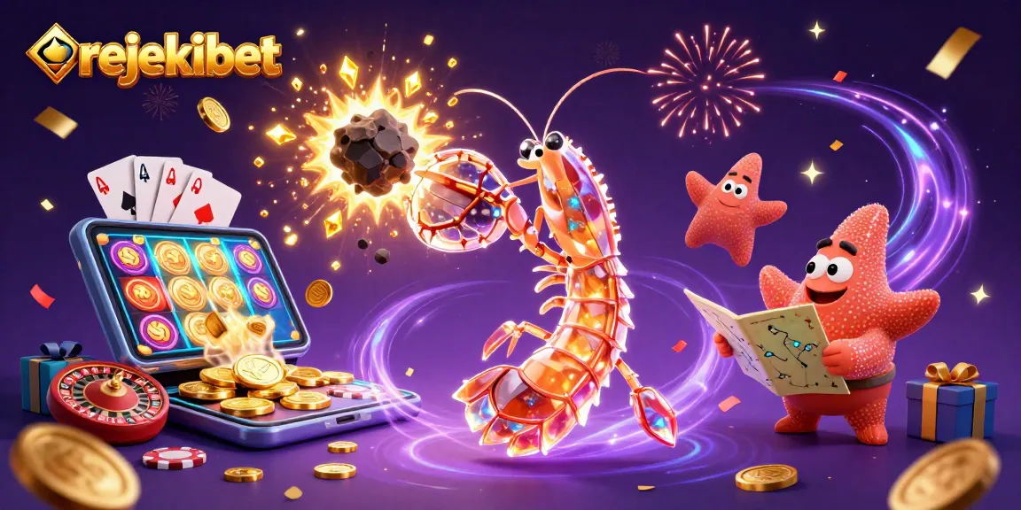 Engage with rejekibet in a vibrant casino adventure showcasing slot gaming excitement.