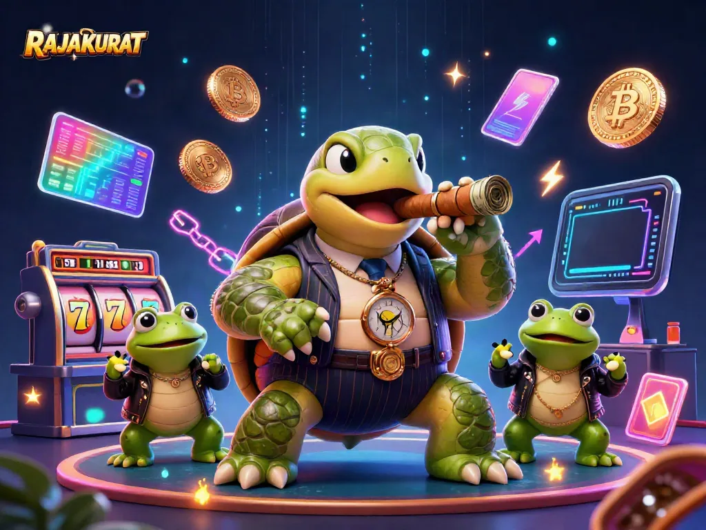 RAJAAKURAT: Nikmati pengalaman bermain slot online dengan karakter unik dan elemen kasino yang mencolok